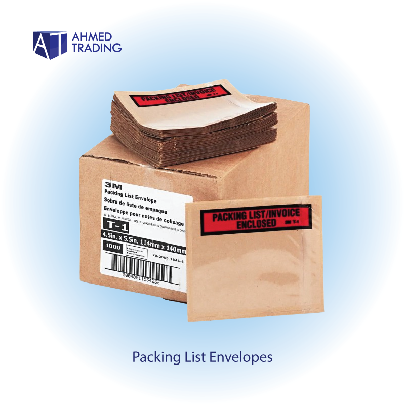 Packing List Envelopes - Ahmed Trading